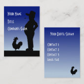 農地Mornin 名刺 (正面/裏面)