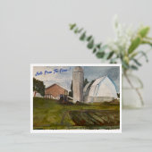 農場からこんにちは 箔シーズンポストカード (立ち正面)