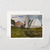 農場からこんにちは 箔シーズンポストカード (正面/裏面)