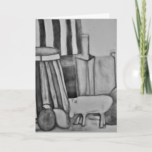 「農場からキャンバスへ」お見舞いカード カード (正面)