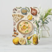 農場からテーブルフムスレシピ：アラビアフオーガニックィード 招待状 (スタンド正面)