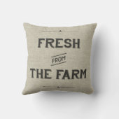 農場から新しいヴィンテージの農場の枕- クッション (裏面)