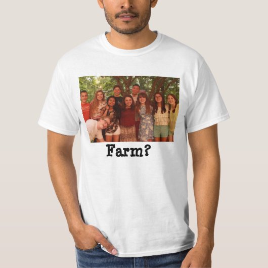 農場か。 FamのTシャツ Tシャツ (正面)