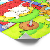 農場での一日 ポスター (角)