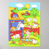 農場での一日 ポスター (正面)