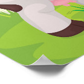 農場での牛の放牧 ポスター (角)