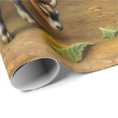 農場では、ヤギと鶏 ラッピングペーパー (ロールコーナー)