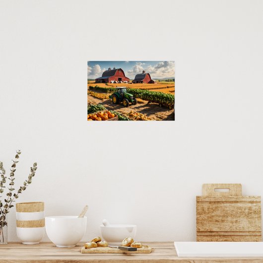 農場で収穫する ポスター (キッチン)