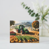 農場で収穫する ポストカード (スタンド正面)