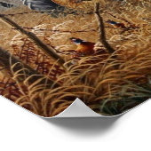 農場で大きな鹿が対決 ポスター (角)