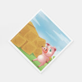 農場で豚を飼う スタンダードランチョンナプキン (角)