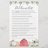 農場で赤ちゃんシャワーパパはゲームを知っ最高のている (正面)