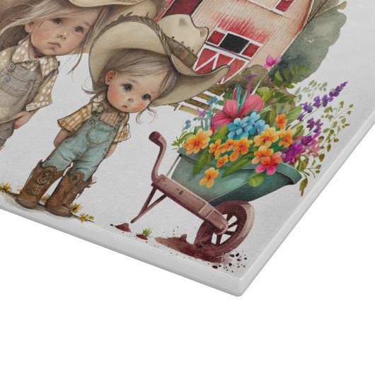 農場で カッティングボード (角)