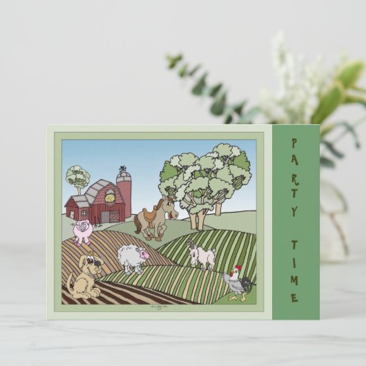 農場で 招待状 (スタンド正面)