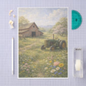 農場で 薄葉紙 (クラフト)