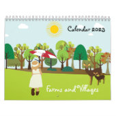 農場と村のカレンダー カレンダー (カバー)