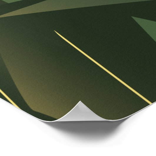 農場と風車 ポスター (角)