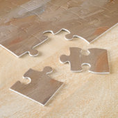 農場に座って針仕事をしている二人の女の子 ジグソーパズル (側面)