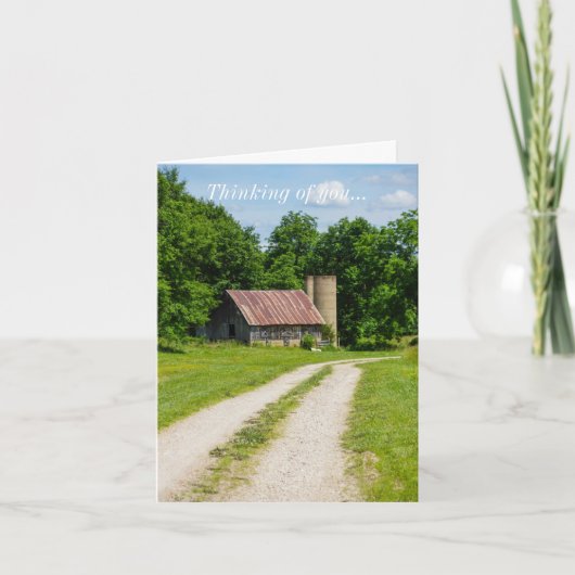 農場のカード考えるを通る通路 カード (正面)