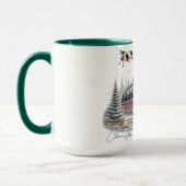 農場のクリスマス、メリークリスマス マグカップ (左)