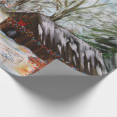 農場のクリスマス ラッピングペーパー (角)