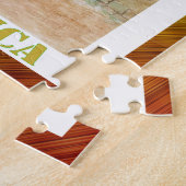 農場のジャマイカの女性の打つカッサバ ジグソーパズル (側面)