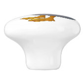 農場のセラミックの引き出しノブでダウン セラミックノブ (側面)