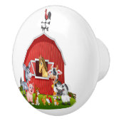 農場のセラミックの引き出しノブでダウン セラミックノブ (右)