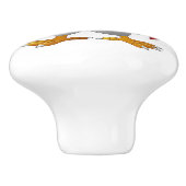 農場のセラミックの引き出しノブでダウン セラミックノブ (側面)