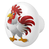 農場のセラミックの引き出しノブでダウン セラミックノブ (右)