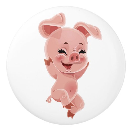 農場のセラミックの引き出しノブでダウン セラミックノブ (正面)