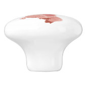 農場のセラミックの引き出しノブでダウン セラミックノブ (側面)