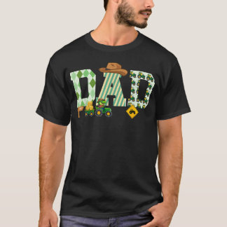 農場のトラクターのパパ 1歳の誕生日 Tシャツ