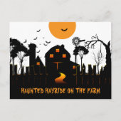 農場のハロウィーン・ホラー ポストカード (正面)