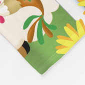 農場のフランネル毛布のおもしろい フリースブランケット (角)