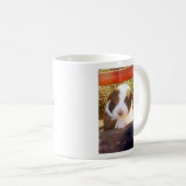 農場のボーダーコリーの子犬Mug~ " " コーヒーマグカップ (正面右)