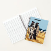 農場のボーダーコリー ノートブック (内部)