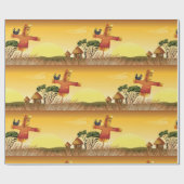 農場のラッピング紙 ラッピングペーパー (フラット)