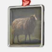 農場のラム(雄の羊) (by Rosa Bonheur) メタルオーナメント (左)