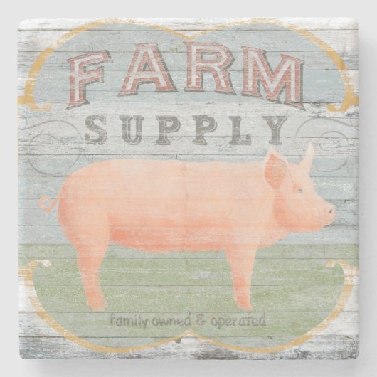 農場の供給 ストーンコースター (正面)