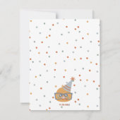 農場の動物たち、ありがとう。 サンキューカード (裏面)