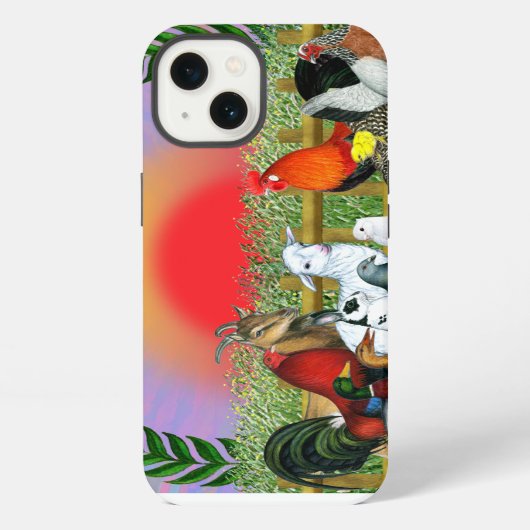 農場の動物たち iPhoneケース (裏面)