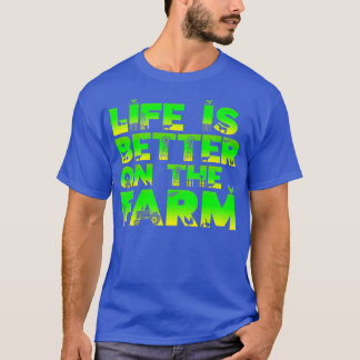 農場の動物の手紙では、メンズの生活がより良い Tシャツ