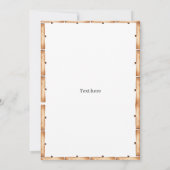 農場の動物の男の子の納屋の誕生日パーティー 招待状 (裏面)