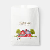 農場の動物の誕生日お祝い用袋 フェイバーバッグ (正面)