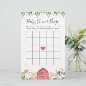 農場の動物の赤ちゃんシャワービンゴゲームで (スタンド正面)