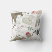 農場の動物の農家の国にかわいい素朴 クッション (裏面)