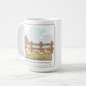 農場の動物 コーヒーマグカップ (正面左)