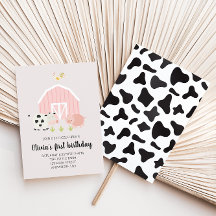 農場の動物 ピンクの納屋の誕生日