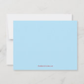 農場の動物 赤ちゃん男の子 誕生写真のお知らせ 案内状 (裏面)